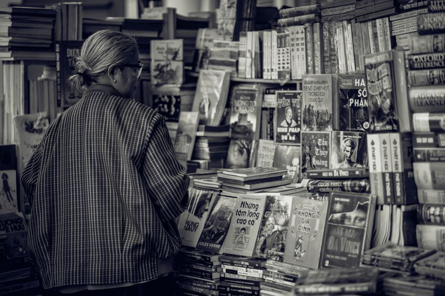 consumer reading fine print