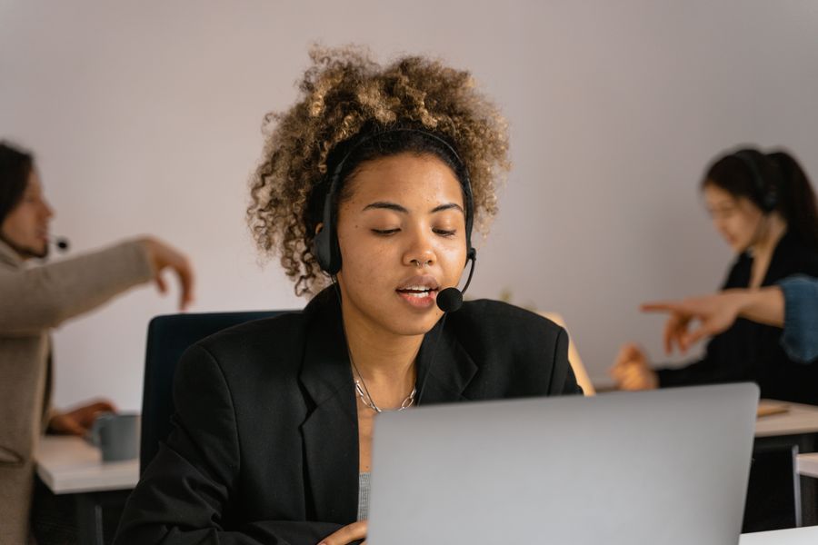 customer service desk