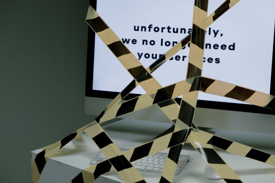 privacy policy on screen