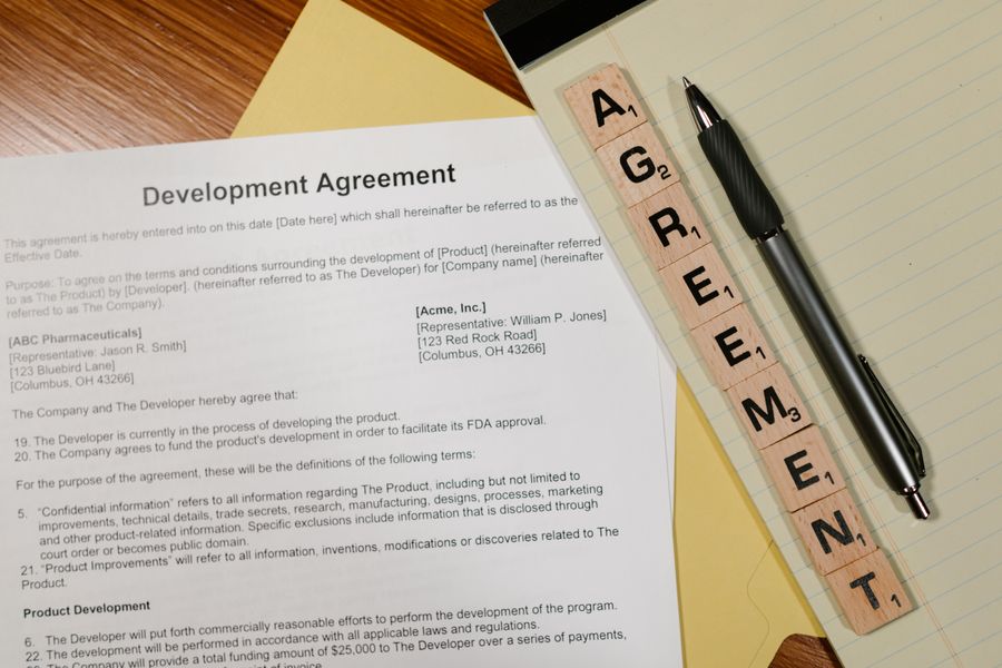 terms of service document